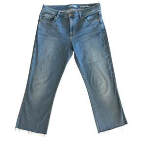 7 FOR ALL MANKIND STRETCH CROPPED BOOT JEANS SIZE 31